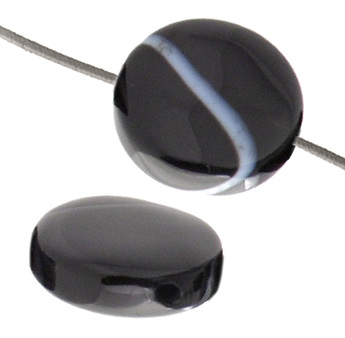 Sardonyx 12mm Coin 14pcs Approx