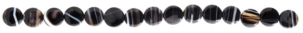Sardonyx 12mm Coin 14pcs Approx