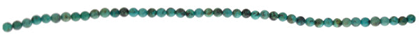African Turquoise 4mm Round 46pcs Approx