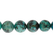 African Turquoise 8mm Round 21pcs Approx