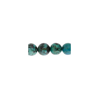 African Turquoise 10mm Round 17pcs Approx