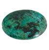 African Turquoise 30x40mm Oval 4pcs Approx