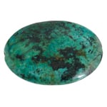 African Turquoise 30x40mm Oval 4pcs Approx