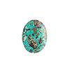 African Turquoise 16in 30x40mm Oval Approx 8pcs