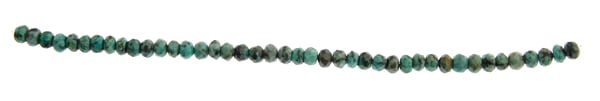 African Turquoise 6mm Rondelle Facetted Approx 44pcs