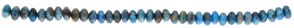 Blue Crazy Lace Agate 8mm Rondelle 35pcs Approx