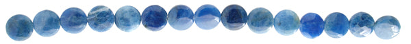 Blue Apatite 12mm Coin 14pcs Approx