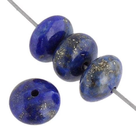 Lapis 6mm Rondelle 42pcs Approx