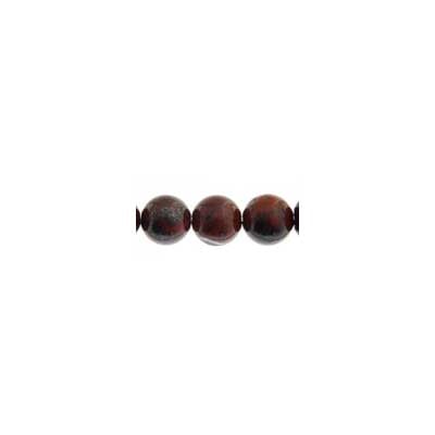 Brecciated Jasper 10mm Round 17pcs Approx