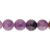 Dog Teeth Amethyst 8mm Round 21pcs Approx