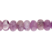Dog Teeth Amethyst 8mm Rondelle 35pcs Approx