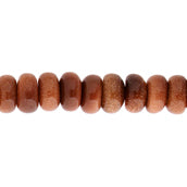 Goldstone 8mm Rondelle 35pcs Approx