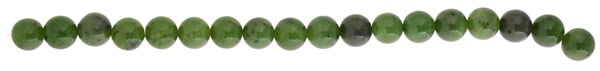 Jade (Canadian) 10mm Round 17pcs Approx