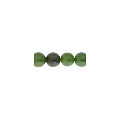 Jade (Canadian) 10mm Round 17pcs Approx