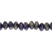 Sodalite 6mm Rondelle 44pcs Approx