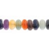 Mixed Stone 8mm Rondelle 35pcs Approx