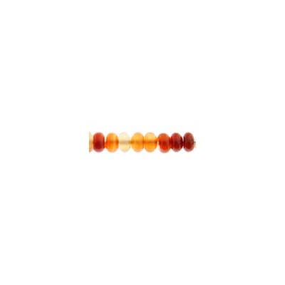Carnelian 6mm Rondelle Approx 44pcs