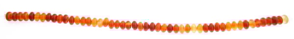 Carnelian 6mm Rondelle Approx 44pcs
