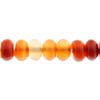 Carnelian 8mm Rondelle Approx 35pcs