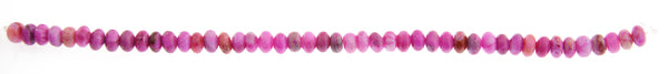 Pink Crazy Lace 6mm Rondelle Approx 44pcs