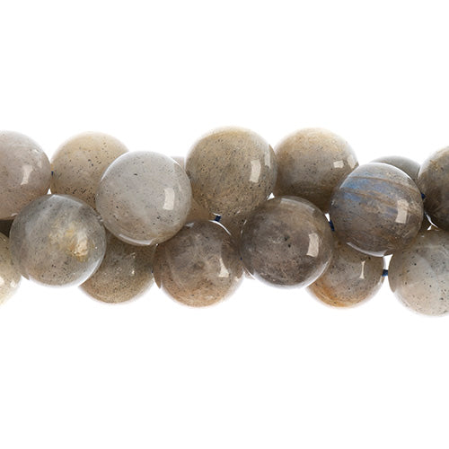 Labradorite 16in 10mm Round Approx 33pcs