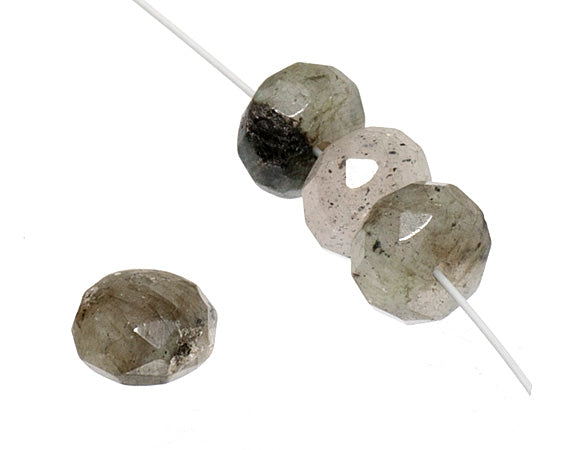 Labradorite 8mm Rondelle Facetted 35pcs Approx