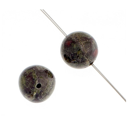 Dragon Blood Jasper 8mm Round 21pcs Approx