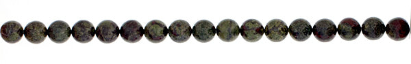 Dragon Blood Jasper 10mm Round 17pcs Approx