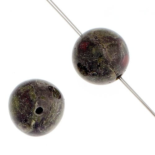 Dragon Blood Jasper 16in 10mm Round Approx 33pcs