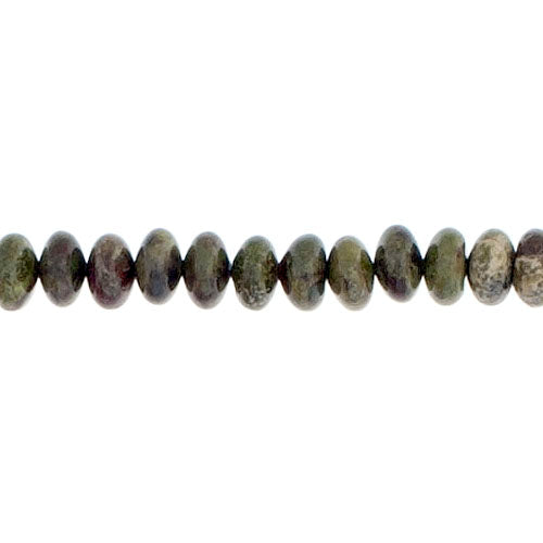 Dragon Blood Jasper 16in 6mm Rondelle Approx 83pcs