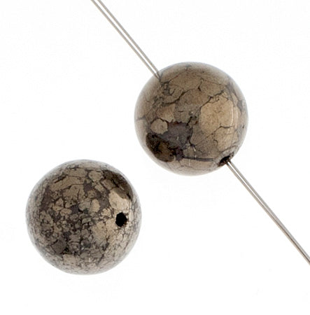 Pyrite 10mm Round 17pcs Approx