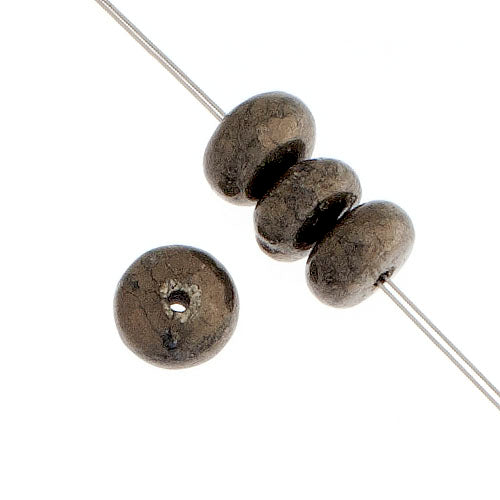 Pyrite 16in 6mm Rondelle Approx 83pcs