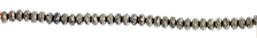 Pyrite 8mm Rondelle Facetted 35pcs Approx