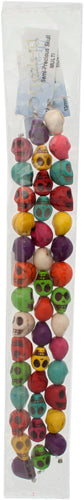 Semi-Precious Skull 8in strand
