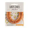 Earth's Jewels Semi-Precious Rondell 5x8mm Peach Aventurine Natural