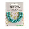 Earth's Jewels Semi-Precious Round Beads Green Turquoise Stabilized