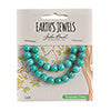 Earth's Jewels Semi-Precious Round Beads Green Turquoise Stabilized