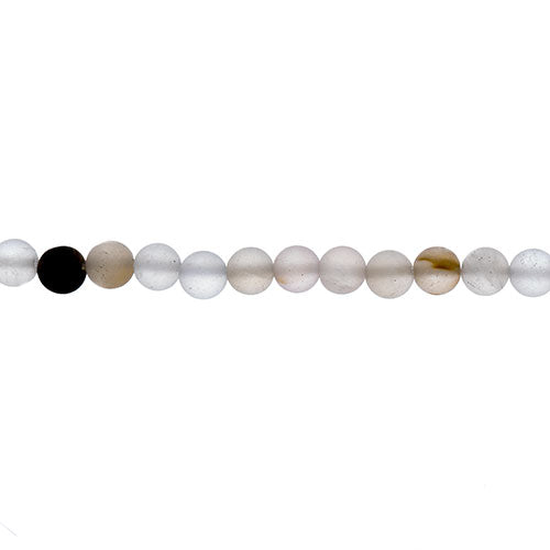 Earth's Jewels Round Beads Matte Cherry Quartz
