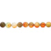 Earth's Jewels Round Beads Matte Agate Dyed Red/Green