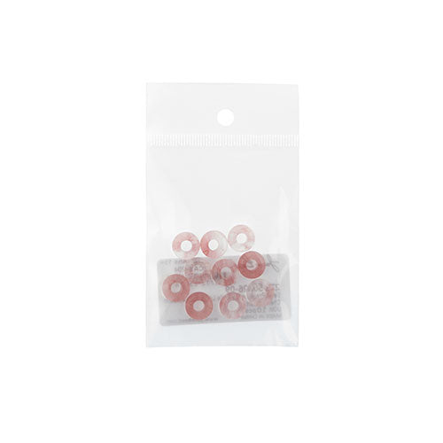 Semi-Precious Rondelle Large 5mm Hole 4x10mm Cherry Quartz 10pcs