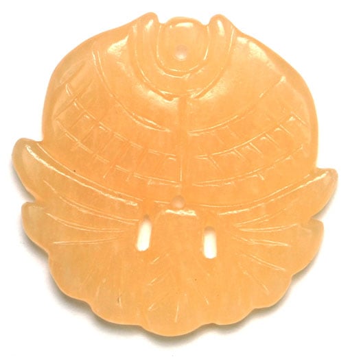 Semi-Precious 38x5mm Pendant Yellow Jade