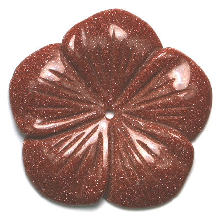 Semi-Precious 38x5mm Pendant Sand Gold