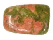 Unakite 8x12mm Nugget 16in Strung Semi-Precious