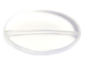 20x30mm White Stone Oval Shape 16in Semi-Precious