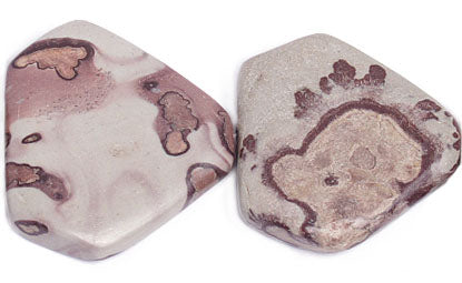 30x35mm New Leopardskin Triangle 16in Semi-Precious