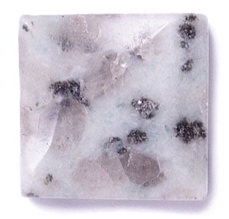 20x20mm Gray Agate Square Shape 16in Semi-Precious