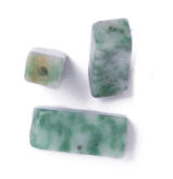 Jade 4x11mm Rectangular Tube 16" Semi-Precious