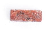 5x13mm Rectangular Tube 16" Semi-Precious Red Poppy