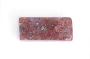 5x13mm Rectangular Tube 16" Semi-Precious Dark Red Poppy