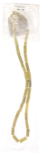 Butter Jade 5x13mm Round Tube 16in Semi-Precious